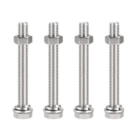 KTX-328659 M10 x 60mm Stainless Steel Hex Head Nut and Screw Bolts for T-Square Applications