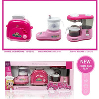 HKM-049043 Colorful Plastic Kitchen Play Set for Kids - Fun Household Appliances Toys