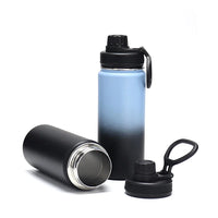 HKM-240403 Large Capacity Outdoor Sports Kettle with Straw - Multi-color 304 Stainless Steel, BPA Free