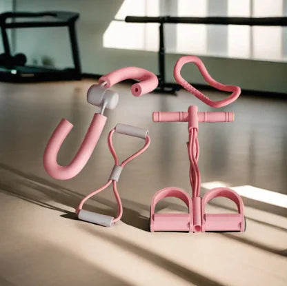 HKM-420051 5-Piece Yoga Kit for Enhanced Flexibility and Balance in Home Fitness Training