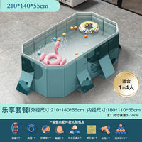 HKM-848339 Large Rectangular Above Ground Swimming Pool for Outdoor Use