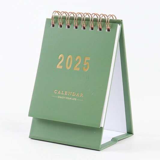 KTX-639635 Creative Portable Desktop Calendar for Office Use - Small Annual Planner