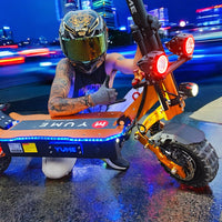 For X11 Electric Scooter 95KM Range 60V Dual Motor Foldable Waterproof Lithium Battery 11inch Fat Tire