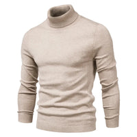 HKM-391251 Men Sweater Fall and Winter Men's Pullover Shirt New Bottoming Shirt Slim High Neck Casual Knit Sweater Thread Sweater