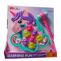 HKM-820819 Interactive Unicorn Hammer Mole Game for Kids Ages 5-13 - Educational Fun and Engagement