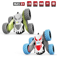 HKM-000467 Twisted Arm RC Stunt Car 1:28 Scale 2.4G 4 Channels 360° Rotation for Kids
