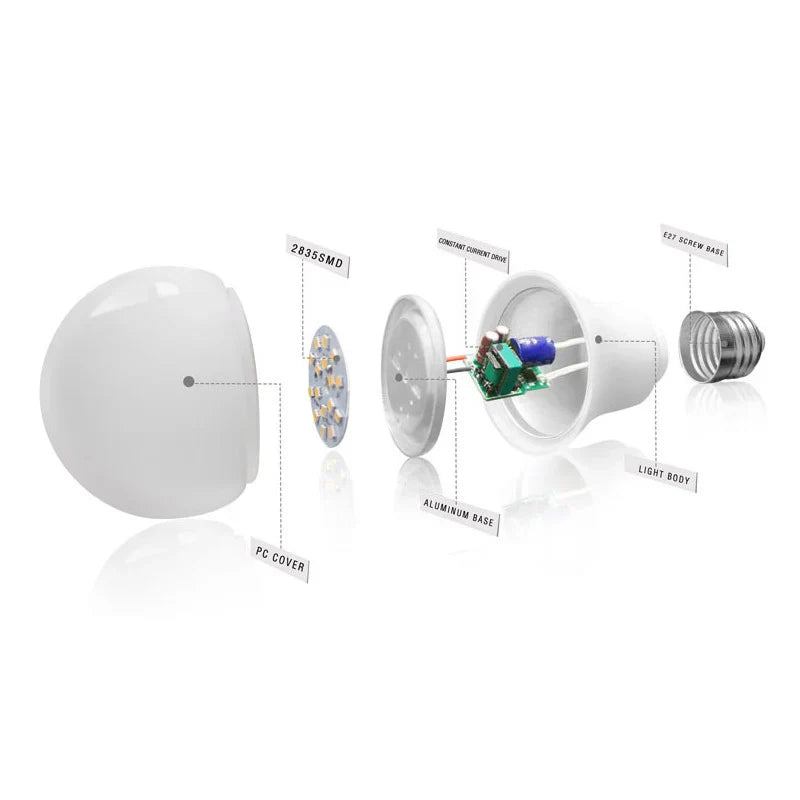 KTX-424659 Dimmable LED Bulbs E27 B22 Available in Various Wattages and Luminous Flux Options