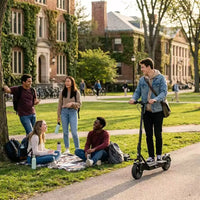 Hikerboy Evos Unisex 350W Max Speed 20Ah 10-20Ah Lithium Battery Aluminum Alloy Eco-Friendly Foldable LED Electric Scooter
