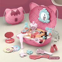 HKM-620755 Educational Plastic Kitchen Playset Backpack for Kids Ages 2-13