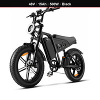 14 Inch Fat Tire Electric Bike 48V 500W Snow Beach Adult Ebike