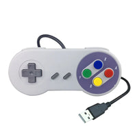 HKM-412691 SNES Classic USB Game Controller for Windows PC and Mac – Retro Gamepad for Nostalgic Gaming Experience