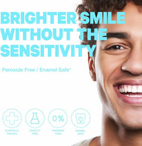 HKM-569683 Peroxide Free Teeth Whitening Strips - 7 Pouches for Effective Home Treatment