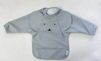HKM-654547 Hot Selling Waterproof Baby Bibs Children's Smocked Clothing With Pocket Play Lace Baby Bibs