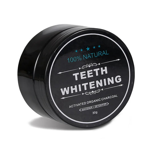HKM-831827 Natural Activated Charcoal Teeth Whitening Powder 30g for Oral Care and Stain Removal