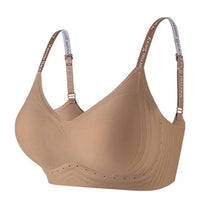 HKM-215059 Invisible Pushup Bra With Green Tea Girl Design for Women Wirefree Breathable Lifts and Supports Naturally