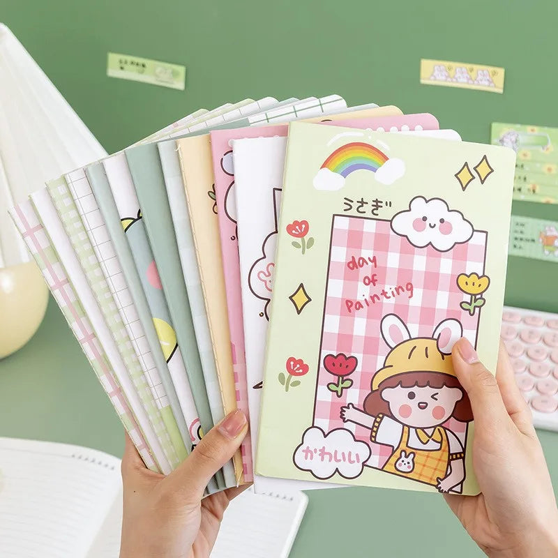 KTX-948051 A5 Cartoon Paper Cover Notebook for Primary School Stationery Supplies
