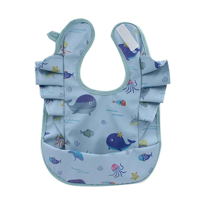 HKM-228563 High Quality OEM PU Baby Bibs for Euro Market