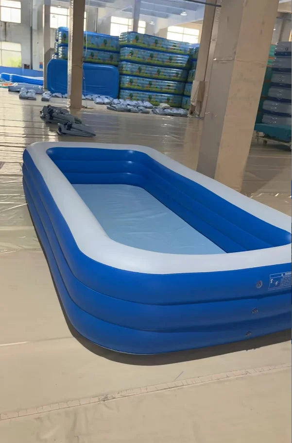 HKM-274323 Inflatable Outdoor Swimming Pool for Adults and Kids - Perfect for Garden Use
