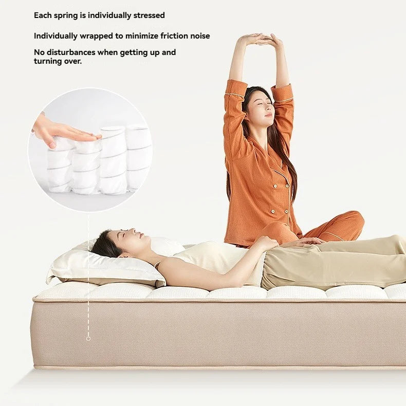 KTX-097811 King Size Rolled Latex Mattress in Compressed Packaging for Easy Delivery