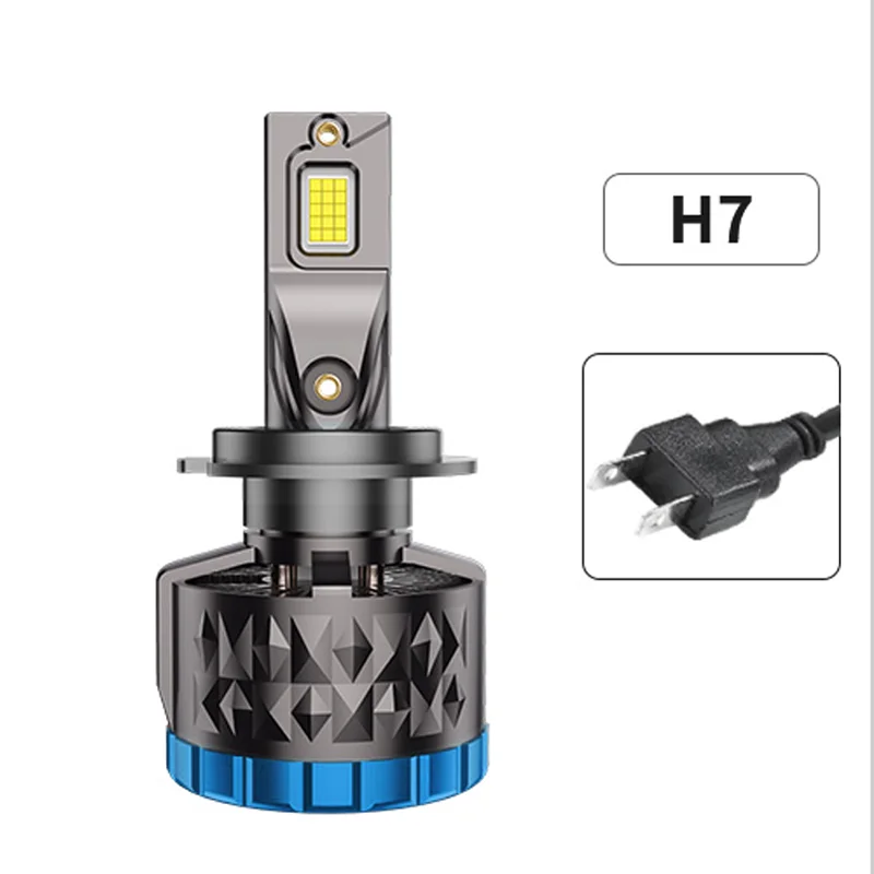 KTX-326355 High Power 160W 16000Lm H7 LED Headlight Bulb for H4, H1, H11, 9005, 9006, 9012 with 6000K White Light, 12V High Low Beam