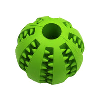 HKM-290771 Interactive Non-toxic Solid Rubber Dog Ball Toy - Bite Resistant Squeaky Chew Accessory