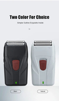 HKM-750483 Professional 2-in-1 Portable Electric Shaver for Hair and Beard Grooming, IK-2205 Model