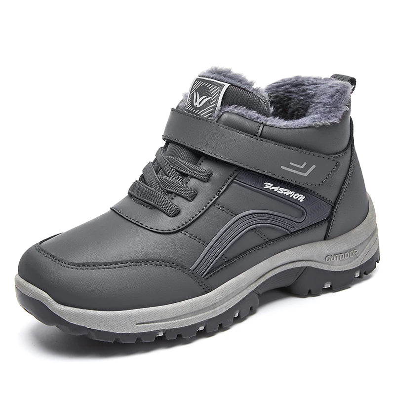 HKM-688467 BM-D-7latest Design Thick Inside Warm Walking Non-slip Waterproof Winter Warm Women's Casual Flat Boots