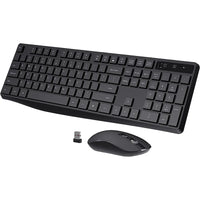 HKM-559571 Wireless Multimedia Keyboard and Mouse Combo with 104 Keys for PC and Laptop