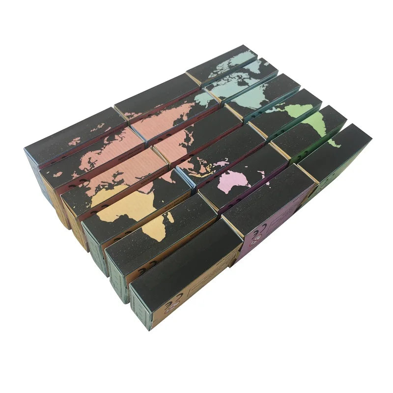 KTX-153875 Mini Wooden and Metal Brain Teaser Puzzle - 3D Educational Toy for Skill Development