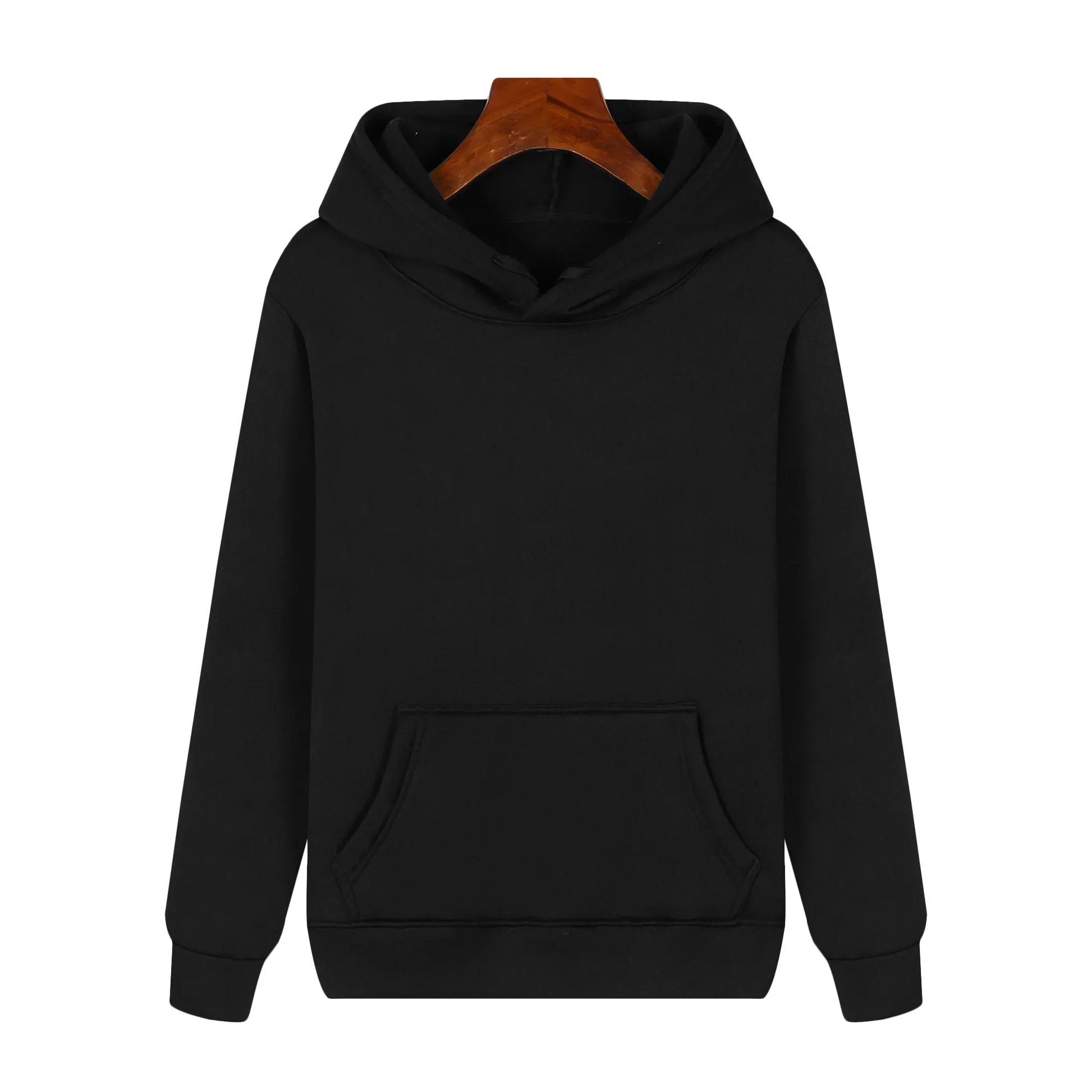 HKM-784467 3D LOGO High Street Cotton Hoodie Embroidered Hip High Quality Autumn Sports Solid Color With Graphics Hoodie for Men