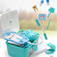 HKM-360915 Educational Doctor Role Play Set for Kids - 38PCS Medical Kit with Plastic Toys