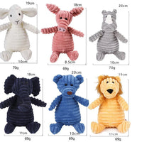 HKM-225235 Durable Animal-Shaped Chew Toy for Dogs - Squeaky Plush Training Accessory