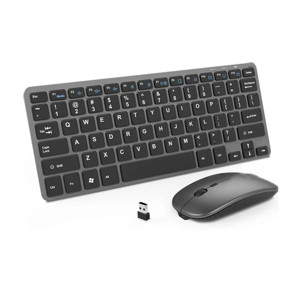 HKM-625107 Wireless Ergonomic Keyboard and Mouse Combo for PC - 2.4G Wireless Technology