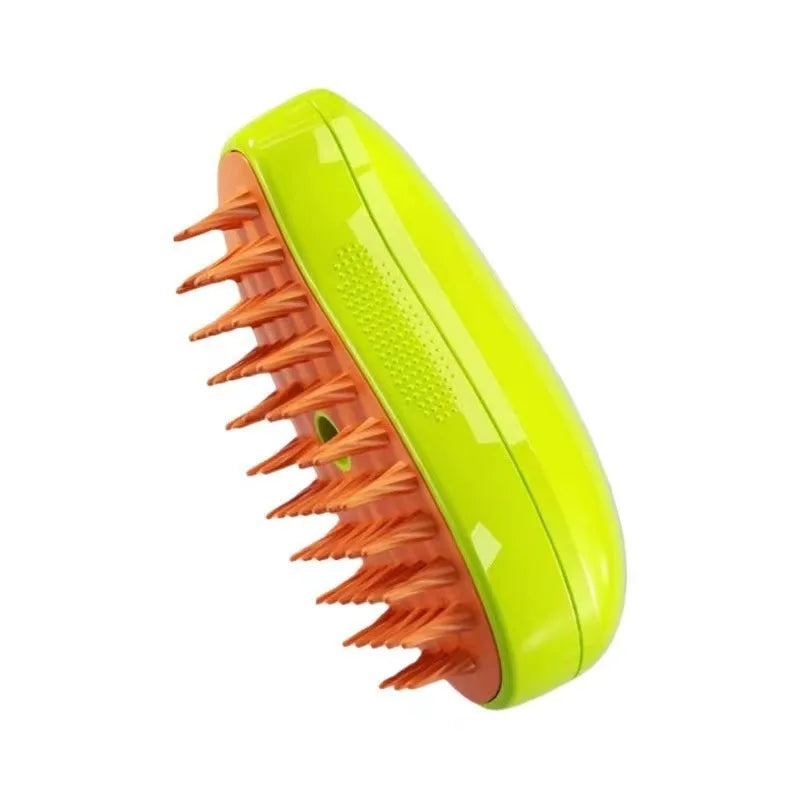 HKM-685139 3-in-1 Rechargeable Pet Hair Massage Brush with Steam Spray for Dogs and Cats