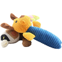 HKM-258003 Soft Interactive Squeaky Dog Chew Toys Set for Aggressive Chewers