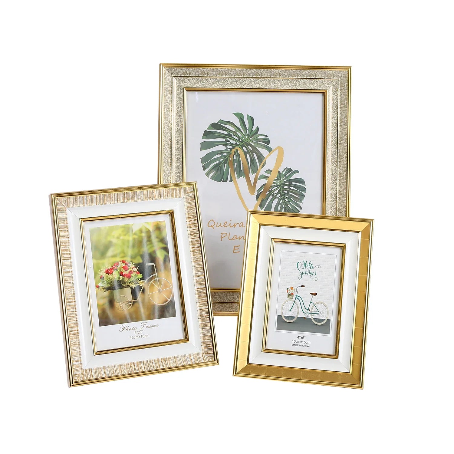 KTX-030291 Creative DIY Wooden Picture Frame for Table Decoration and Photo Wall – Available in Sizes 5" to 10" and A4