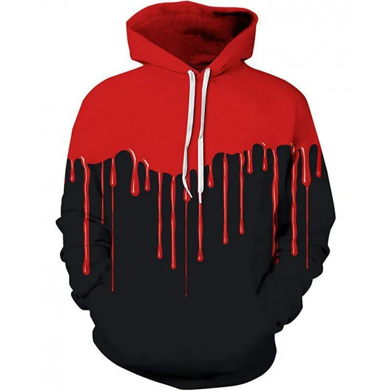 HKM-850003 Sweatshirt Long Sleeves Hoodie 3D Printed Casual Hooded Sweatshirt OEM Custom logo Clothing