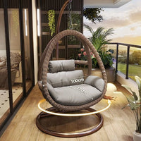 Modern Design Indoor Outdoor Rocking Swing Bird's Nest Balcony Hammock Chair 2-Seater Outdoor Furniture Hanging Basket Swing