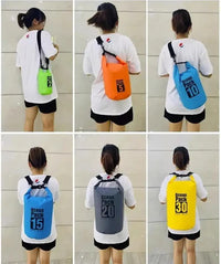 HKM-011027 Durable Waterproof Outdoor Sport Backpack Dry Bag - Available in Multiple Capacities (2L, 5L, 10L, 15L, 20L, 30L)
