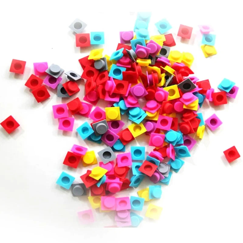 KTX-751443 Custom A6 Silicone Diary Notebook with Colourful Block Design and 100 Sheets