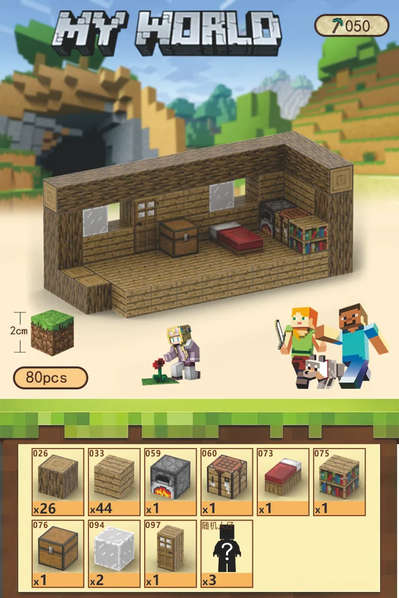 KTX-997779 Magnetic Cube Building Block Set - 2cm DIY Sensory Game for Creative Play and STEM Learning