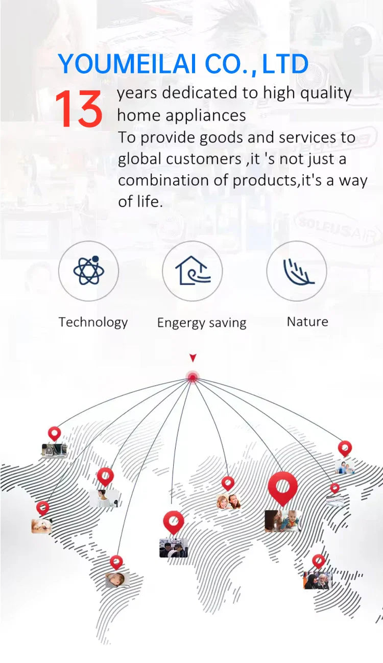 KTX-803219 Bladeless Dual-Use Fan with Air Purification, 8-Speed Cooling and Heating, Remote and Touch Control