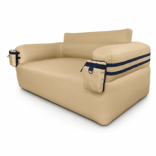 Custom Outdoor Automatic Inflatable Sofa Tactical Modern Single/Double Person Lounge Chair Foldable Waterproof Portable Air