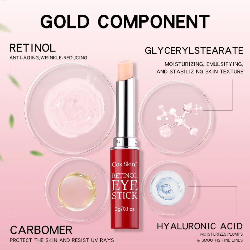 HKM-653331 Hydrating Firming Anti-Aging Eye Cream Stick for Brightening and Smoothing Fine Lines - 3g