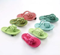 HKM-913363 Interactive Woven Cotton Rope Dog Chew Toy for Dental Care and Play
