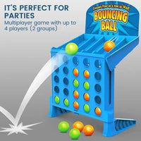 HKM-903315 Mini Bouncing Ball Linking 4 Shots Game - Educational Fun for All Ages