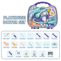 HKM-098771 Kids Doctor Role Play Medical Toy Set for Early Education - Pretend Play Doctor Kit