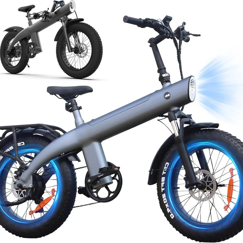 USA EU Warehouse Fast Shipping 48V 13AH 20inch Fat Tire Rear Hub Motor Folding Ebike Electric Mountain Bike 60 km