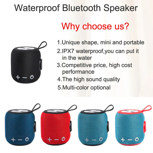KTX-220115 FM190 Outdoor Bluetooth Speaker – Portable Hi-Fi Surround Stereo Sound System for Mobile Devices