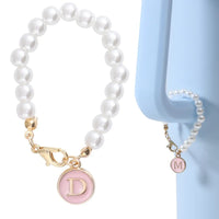 HKM-478355 Keychain Backpack Cup Accessory Chain With Lobster Clasp Hanging Letters Cup Handle Personalized Initial Chain Keychain Charm